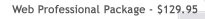 Web Professional Package for only $129.95 one year!