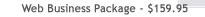 Web Business Package for only $159.95 one year!